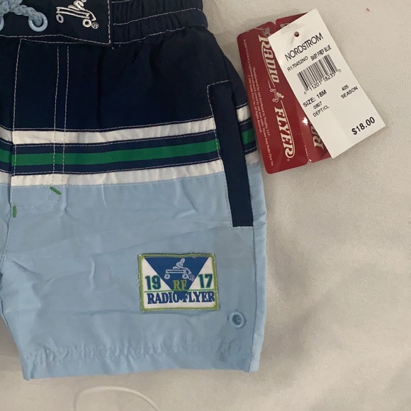 Vintage NWT Radio Flyer Swim trunk - Picture 2 of 4